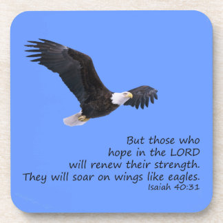 Auf Flügeln wie Adler-Untersetzer Untersetzer