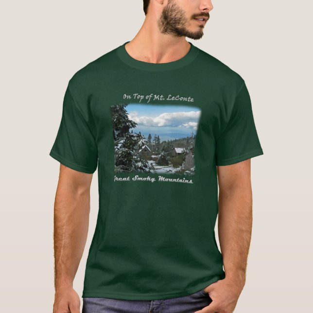 Auf Foto-Kunst Mt. LeConte G/M T-Shirt (Vorderseite)
