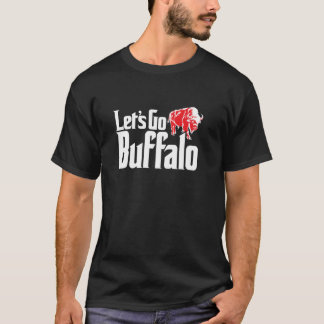 AUF GEHT'S BUFFALO Stolz Familie Heimatstadt Retro T-Shirt