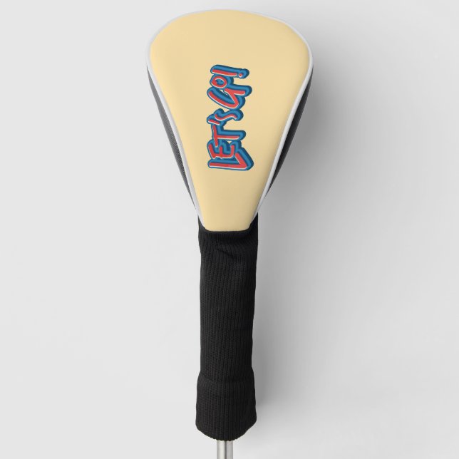 AUF GEHT'S GOLF HEADCOVER (Vorderseite)