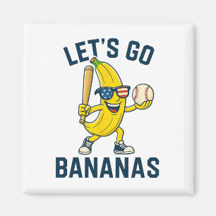 Auf geht's Nanas Lustige Nana Softll Sports USA-Fl Magnet
