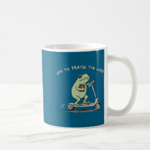 Auf geht's, um den Herrn zu loben Lustiger christl Kaffeetasse