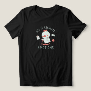 Auf geht's, um Gefühle zu regulieren, lustige Ther Tri-Blend Shirt
