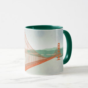 Auf Golden gate bridge Tasse