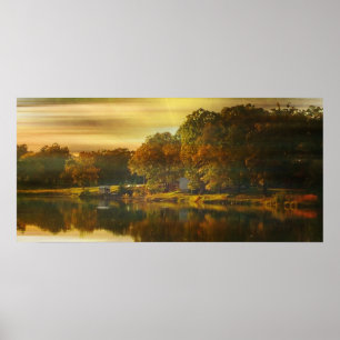 Auf goldenem See Poster