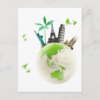 Auf Grün! Postkarte