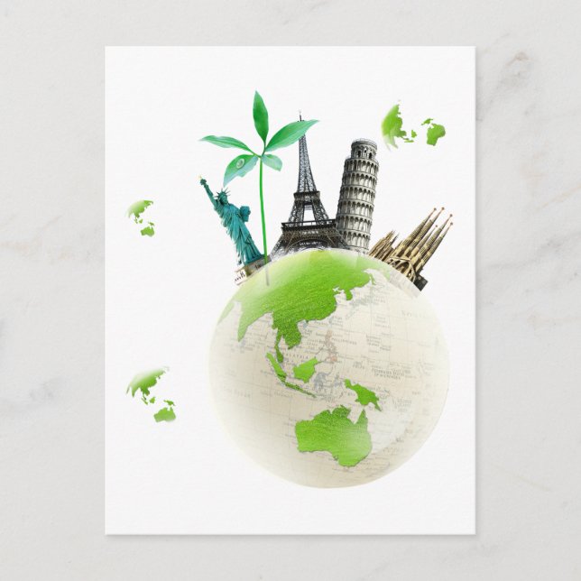 Auf Grün! Postkarte (Vorderseite)