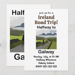 Auf halbem Weg nach Galway Irland Roadtrip Reise Einladung