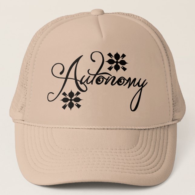 Auf halbem Weg wird es nicht mit LKW-Hut abgeschni Truckerkappe (Vorderseite)