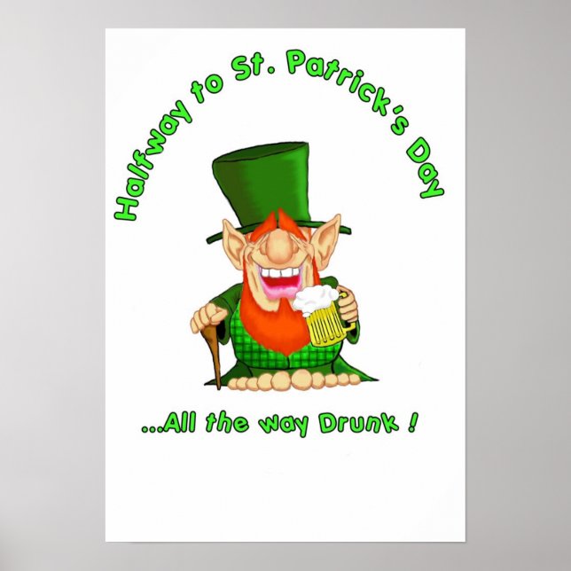 Auf halbem Weg zu St Pattys Poster (Vorne)