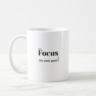 Auf Ihr Ziel Fokussierte Motivations-Kaffeetassen Kaffeetasse