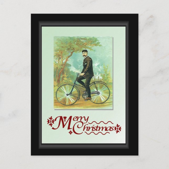 Auf Ihrem Fahrrad Postkarte (Vorderseite)