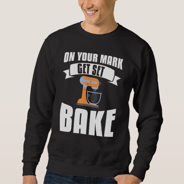 Auf Ihrer Mark Set Bake Backbacken Sweatshirt (Vorderseite)