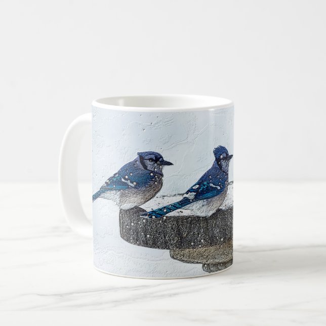 Auf Ihrer Seite durch die Tasse des Sturmkaffees (Vorderseite Links)