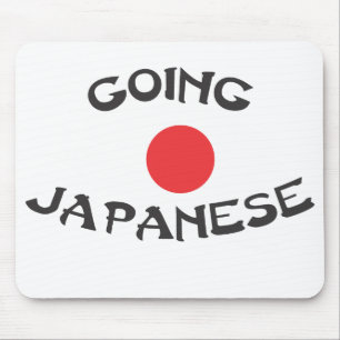 Auf Japanisch gehen Mousepad