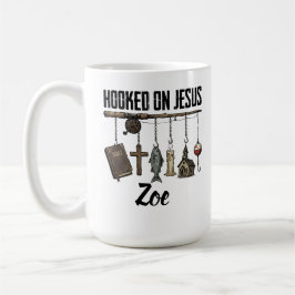 Auf Jesus fixierte personalisierte Kaffeetasse