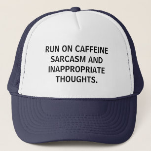 AUF KAFFEE LACHEN SARKASMUS LUSTIG FÜGEN SIE IHR Z TRUCKERKAPPE