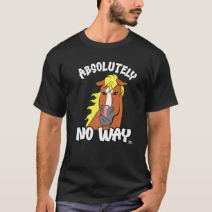 Auf keinen Fall gruselig Haflinger isabel Pferd ri T-Shirt