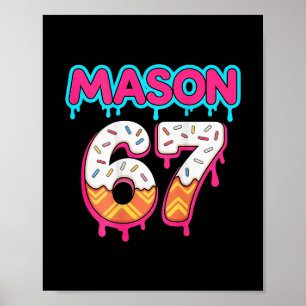 (auf KK) Six Seven Ice Cream Tropfen Sport 67 Maso Poster