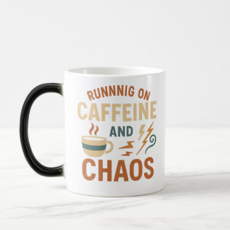 Auf Koffein und Chaos laufen Verwandlungstasse