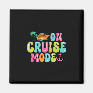 Auf Kreuzfahrtmodus 2025 Schiff Urlaubsreise Famil Magnet