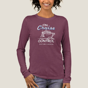 Auf Kreuzfahrtmodus PERSONALISIERTER Familienurlau Tri-Blend Shirt