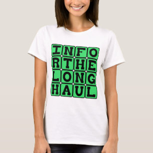 Auf Langstrecke, engagiert T-Shirt