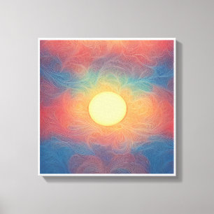 Auf Leinwand gedrucktes Bild für schöne Farben, 1