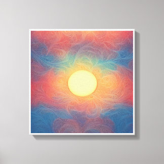 Auf Leinwand gedrucktes Bild für schöne Farben, 1