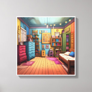 Auf Leinwand gedrucktes Bild für schöne Farben, 45