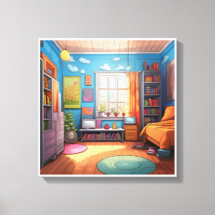 Auf Leinwand gedrucktes Bild für schöne Farben, 46