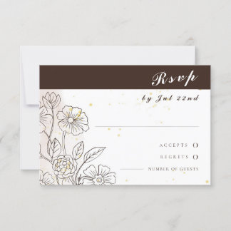 Auf Liebe Hochzeitskarten für RSVP Karte