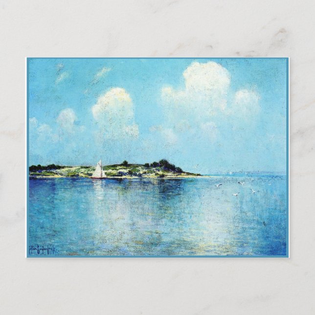 Auf Long Island Sound in der Nähe von Shelter Isla Postkarte (Vorderseite)