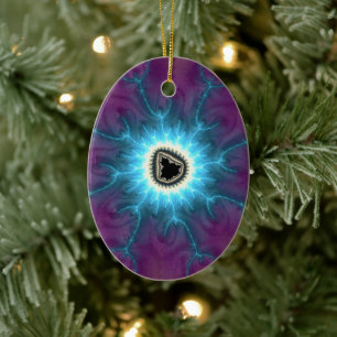 Auf Mandelbrot Shocking Fraktal Abstrakt schalten Keramik Ornament
