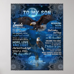 Auf mein Geburtstagsgeschenk meines Sohnes, Gesche Poster