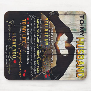 Auf mein Geschenk für den Ehemann Love Husband L Mousepad