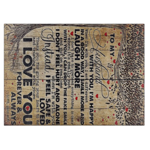 Auf mein Geschenk für mein Ehemännchen Design   Li Schneidebrett