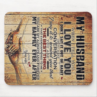 Auf meine Handballdekoration, Liebe zitiert Buchst Mousepad
