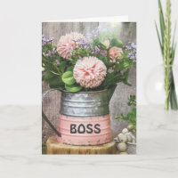 AUF MEINE PHANTASTISCHE **BOSS** GEBURTSTAGSKARTE