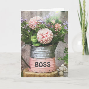 AUF MEINE PHANTASTISCHE **BOSS** GEBURTSTAGSKARTE KARTE