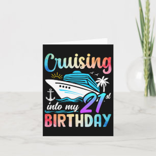 Auf meinem 21. Geburtstag 21 Jahre alt Karte