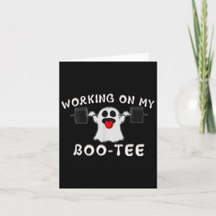 Auf meinem Boo-T-Shirt Halloween Ghost Workout Gym Karte