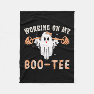 Auf meinem Bootee Ghost Boo Gym Spooky Funny Hallo Fleecedecke