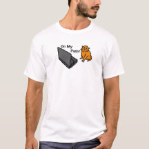 Auf meinem Computer Lustiges Orange Katze Meme