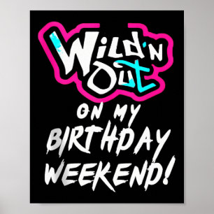 Auf meinem Geburtstagswochenende Party Spaß Niedli Poster