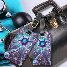 "Auf meinem letzten Nerv" - Funny Science Gepäckanhänger