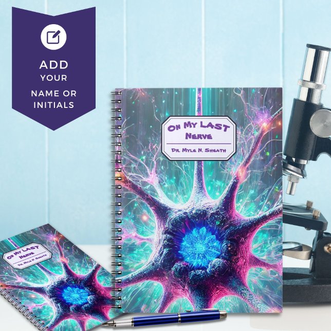 "Auf meinem letzten Nerv" Humorische Wissenschafts Notizblock (On My Last Nerve" Funny Science Notebook For Science Teachers, Med Students, Lab Tech, Doctor, Nurse)