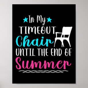 Auf meinem Timeout-Stuhl bis zum Ende des Sommers Poster