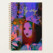 Auf meinem Weg, eine schöne Frau abstrakt