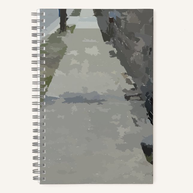 Auf meinem Weg Zuhause Spiral-Notebook Notizbuch (Vorderseite)